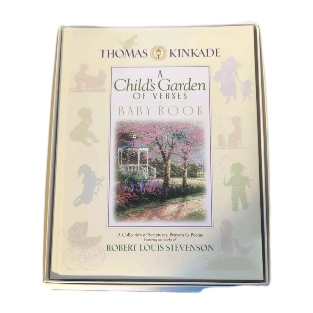 NEW‎ Thomas Kinkade A Child's Garden Of Verses Featuring Robert Louis Stevenson